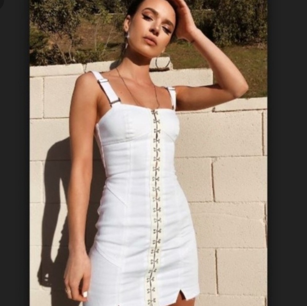 SOLD For Love And Lemons Monika Hook Front Mini